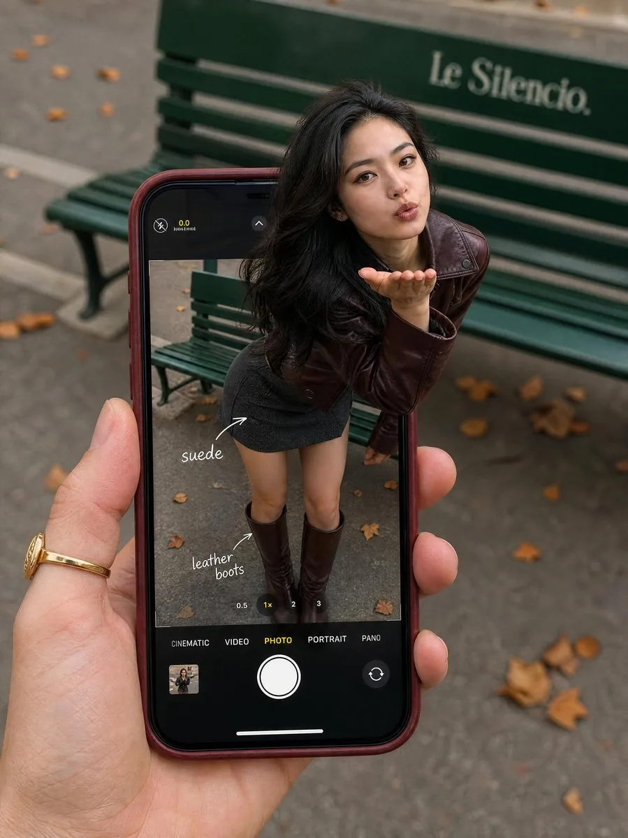 Parisian Fashion Phone Frame reference