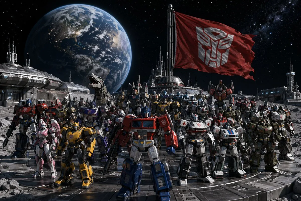 Transformers Space Scenes Prompt reference