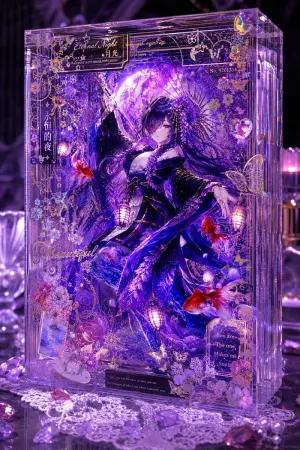 Luxury Purple Anime Acrylic Block