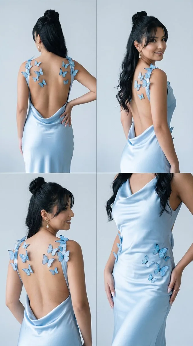 Butterfly Dress Editorial Grid Prompt for Nano Banana 2 - Nano Banana Pro AI Prompt for Product Marketing reference