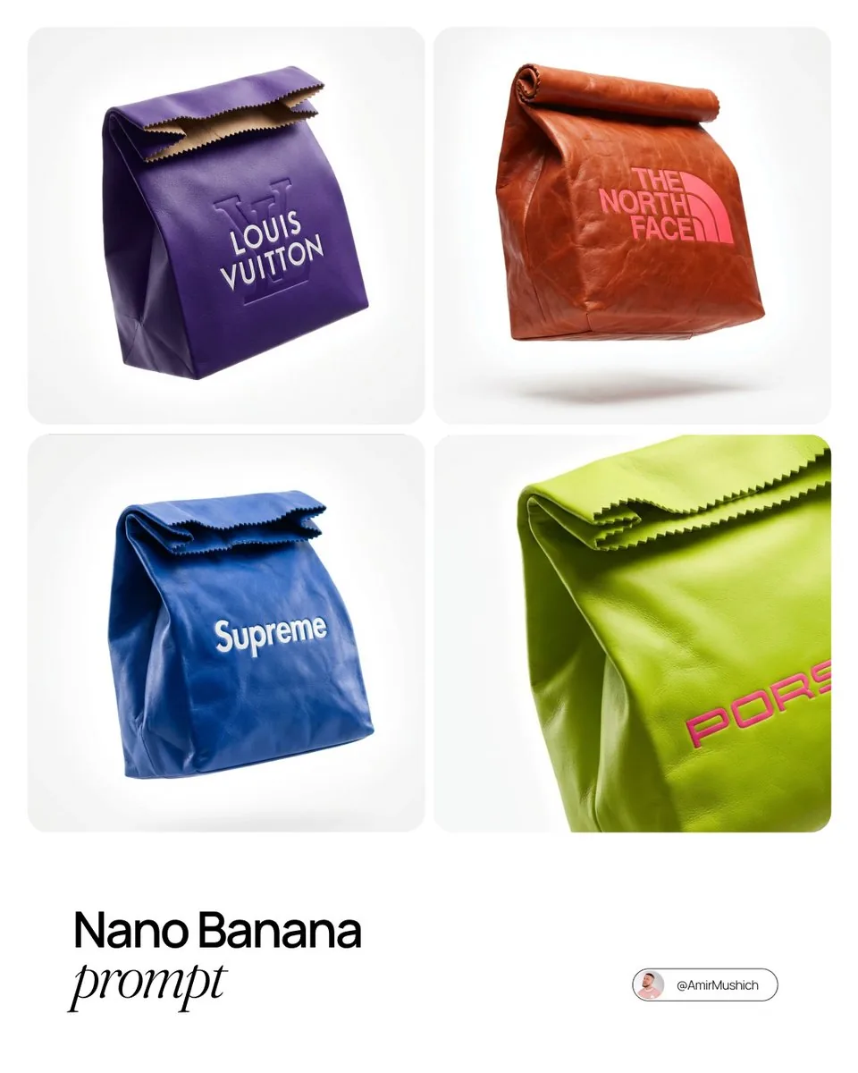 Branded Fast Food Leather Bag reference