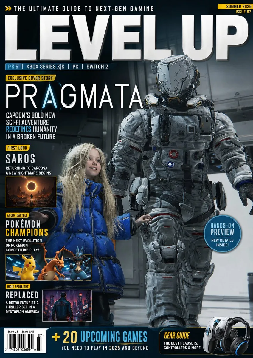 Video Game Magazine Cover reference