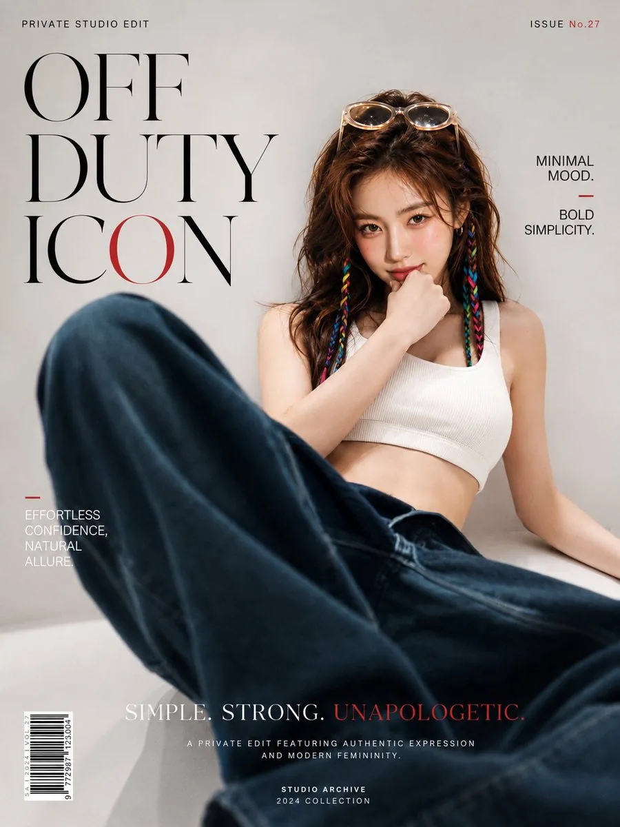 Off Duty Fashion Magazine Cover reference