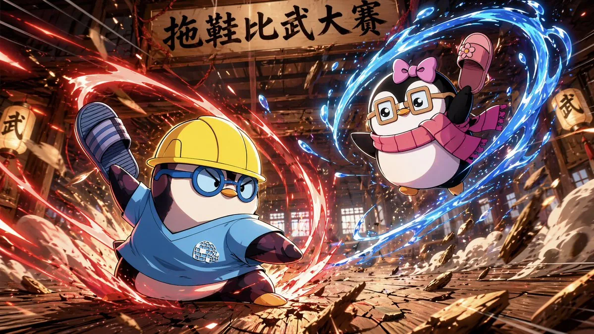 Penguin Martial Arts Dojo Duel reference