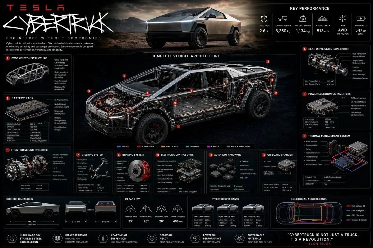 Technical Cutaway Infographic Poster reference