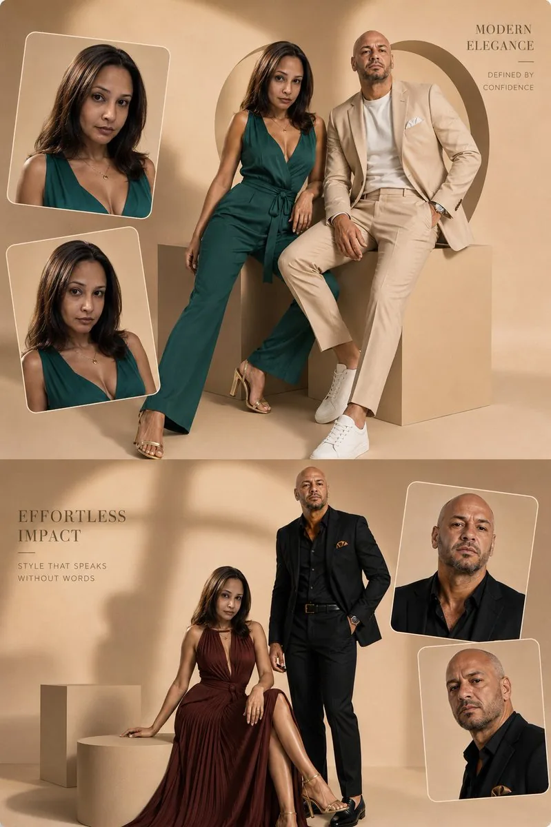 High-End Luxury Fashion Editorial Poster reference