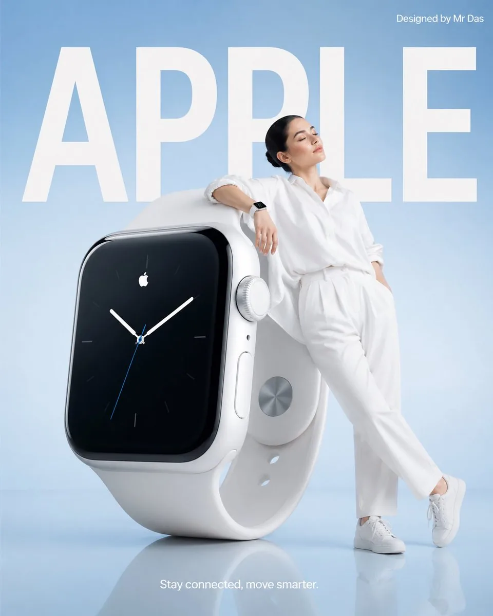Minimalist Smartwatch Commercial Ad reference