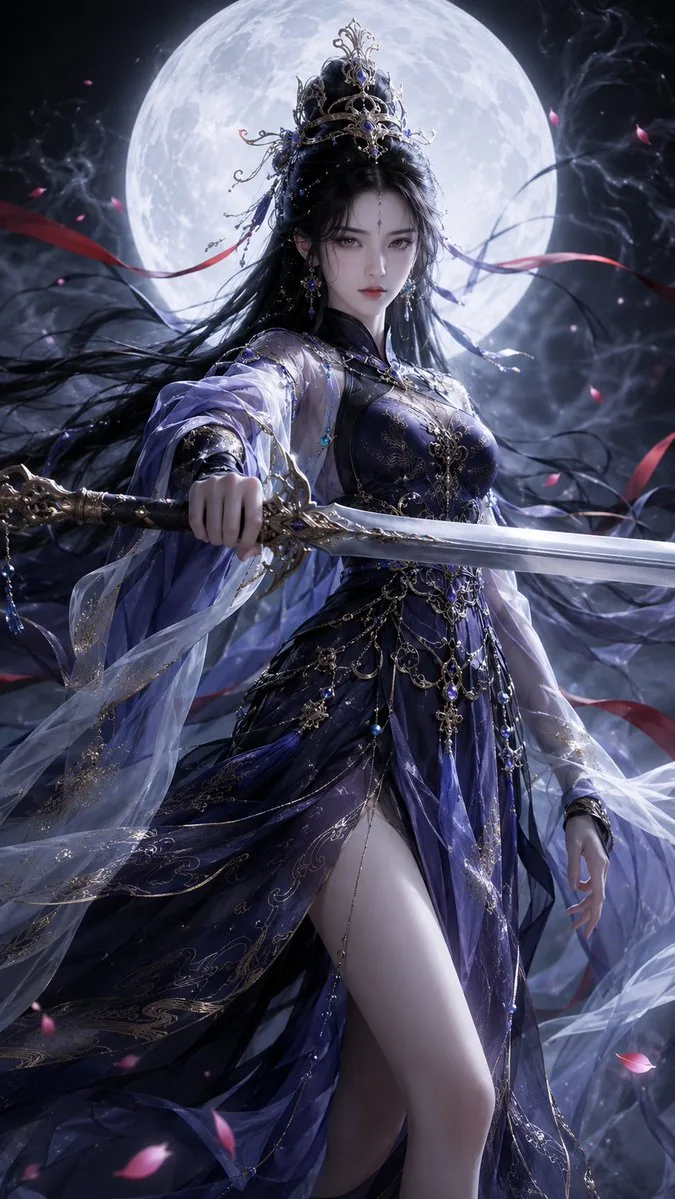 Oriental Fantasy Heroine 3D Poster reference