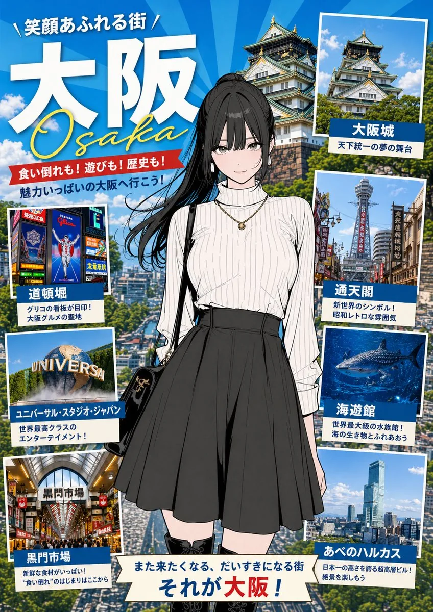 Tourism Poster Illustration reference