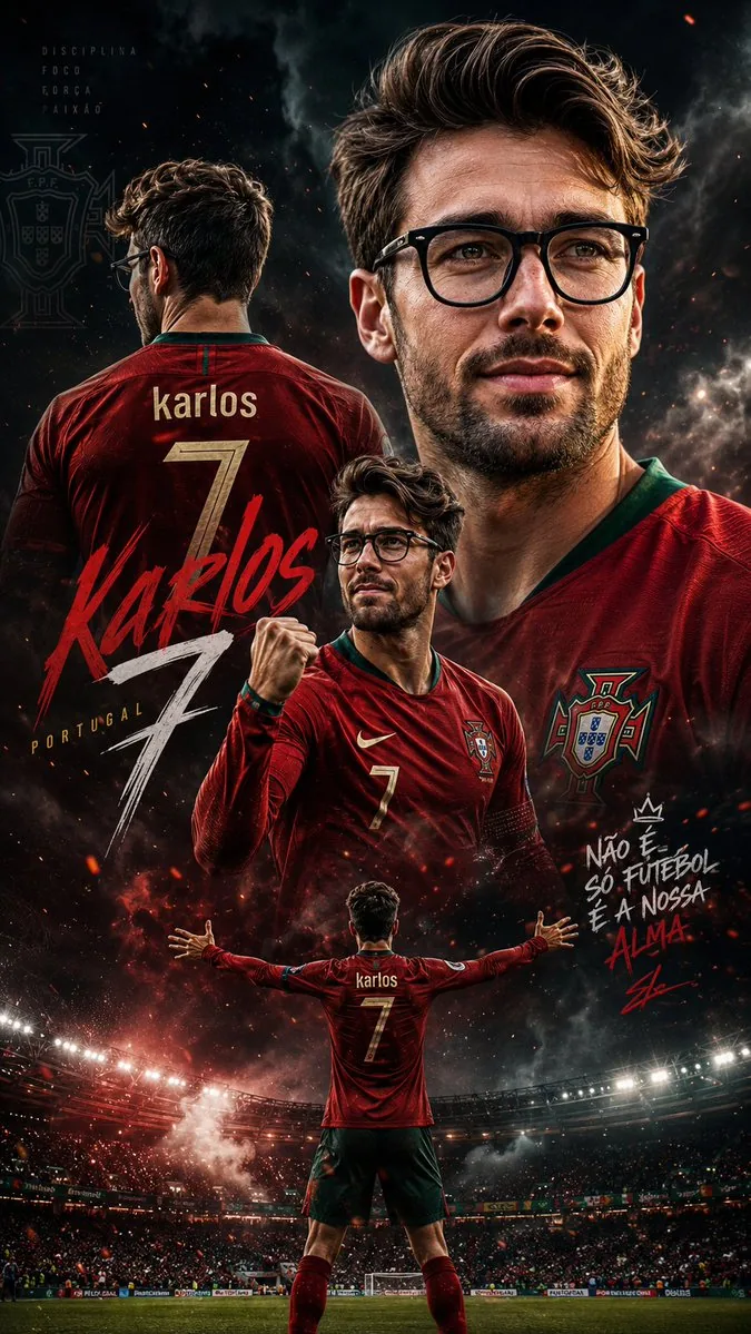 Cinematic Football Sports Poster reference