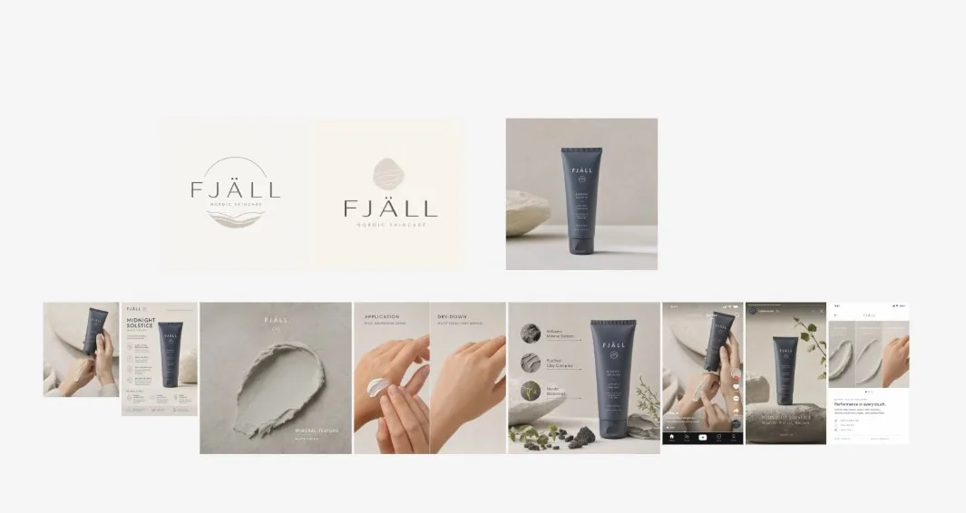 Nordic Skincare Campaign Board reference