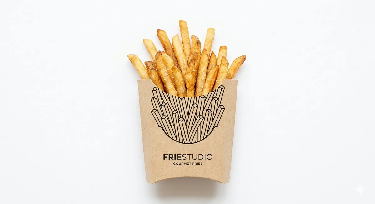 Minimalist Food Illustration and Photorealism Blend reference