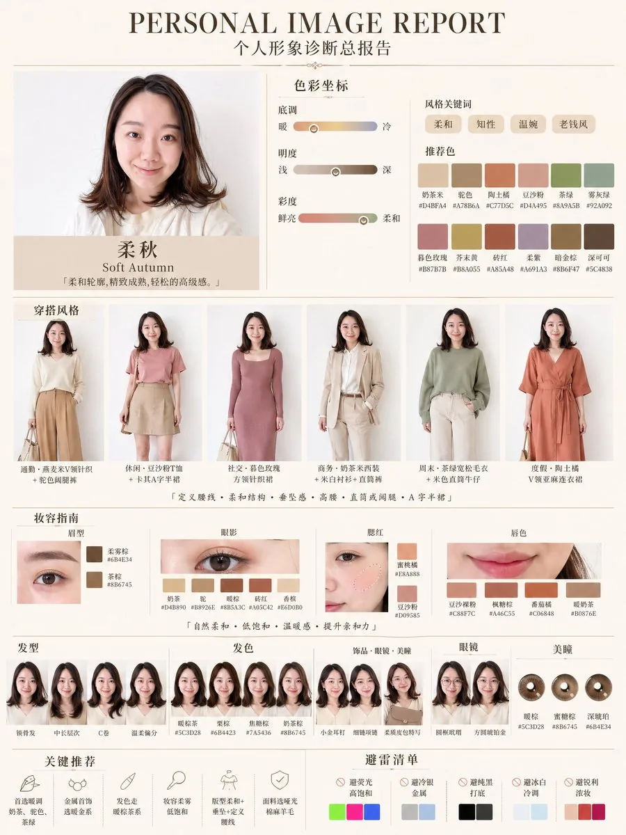 Soft Autumn Personal Image Report reference
