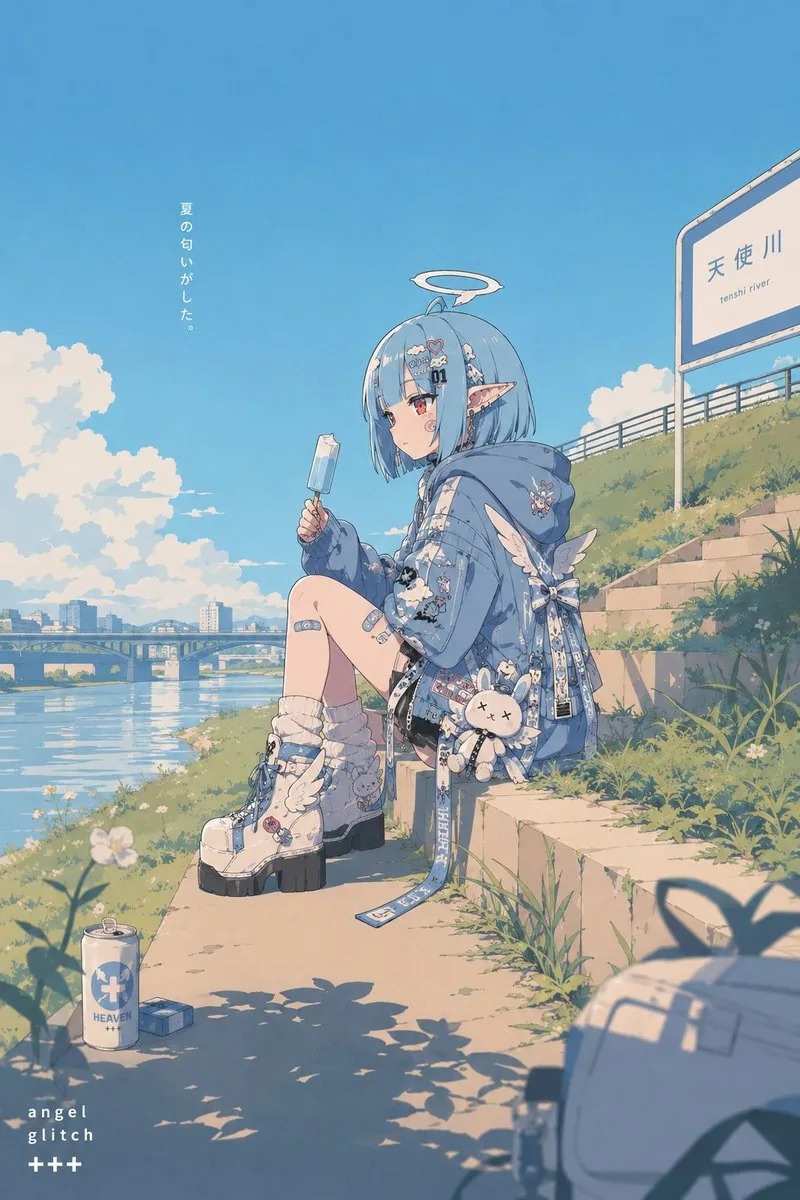 Retro Pop Riverbank Key Visual reference