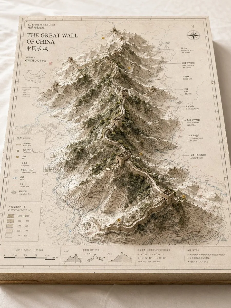 Landscape Archive Model Map reference