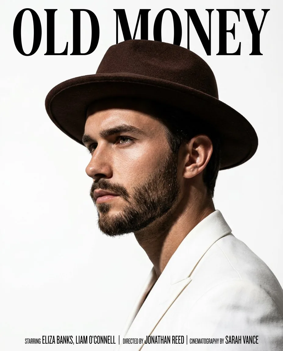 Old Money Aesthetic Cinematic Portrait reference