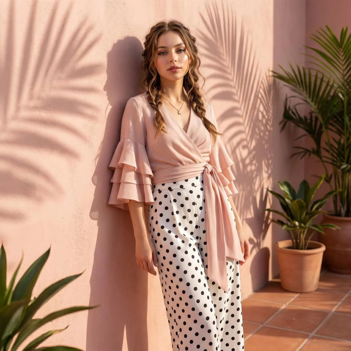 Blush Pink Fashion Editorial reference