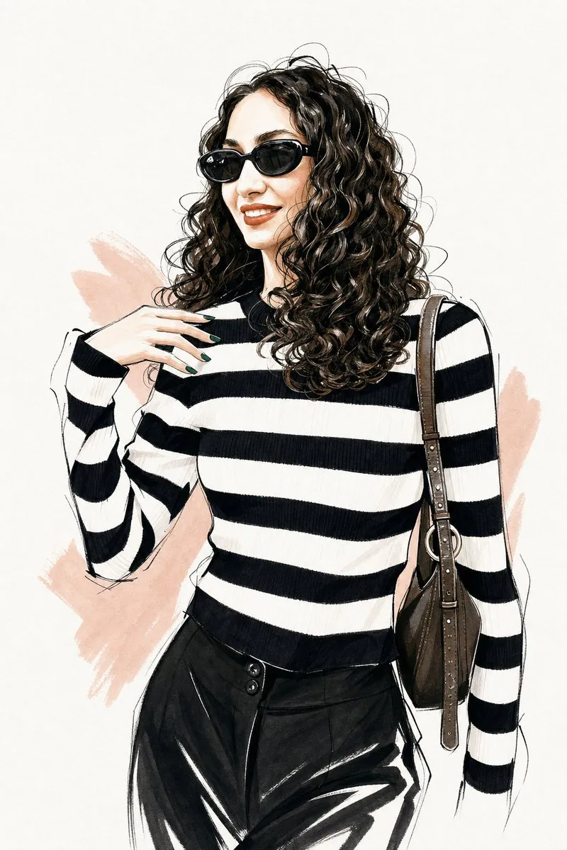 Vogue Style Fashion Illustration Sketch reference