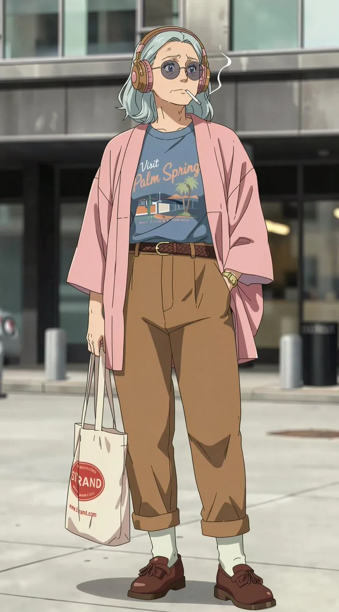 Anime Street Fashion Woman reference