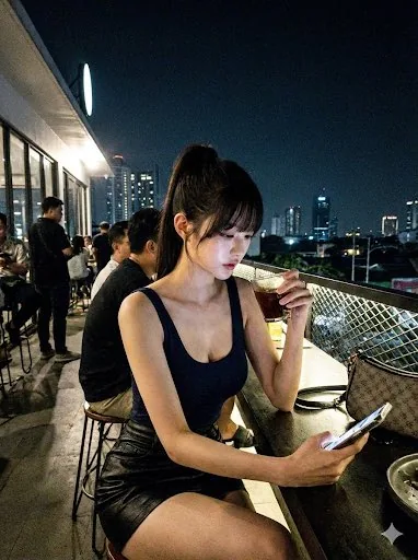Reference-Based Photo Editing for Candid Night Scene - Nano Banana Pro AI Prompt for Social Media Post reference