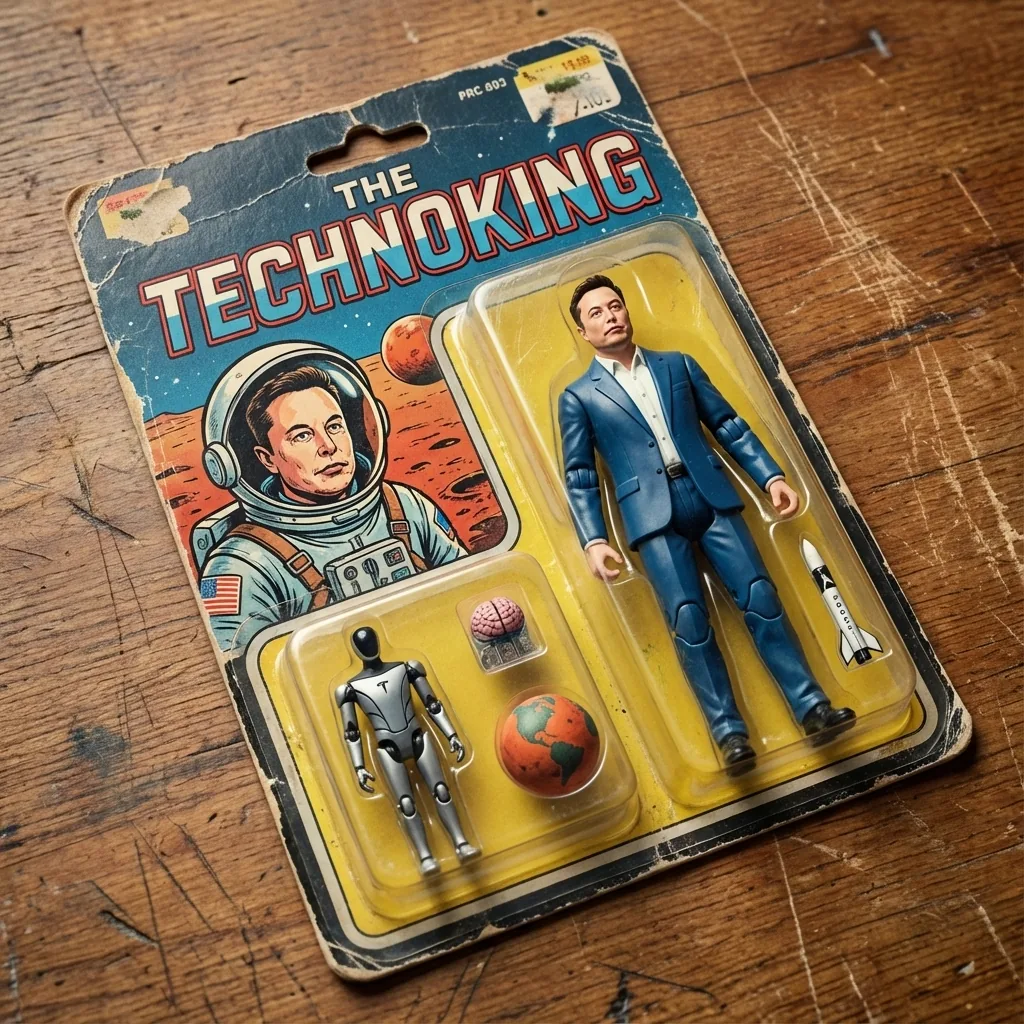 Vintage Action Figure Packaging Generator - Nano Banana Pro AI Prompt for Product Marketing reference