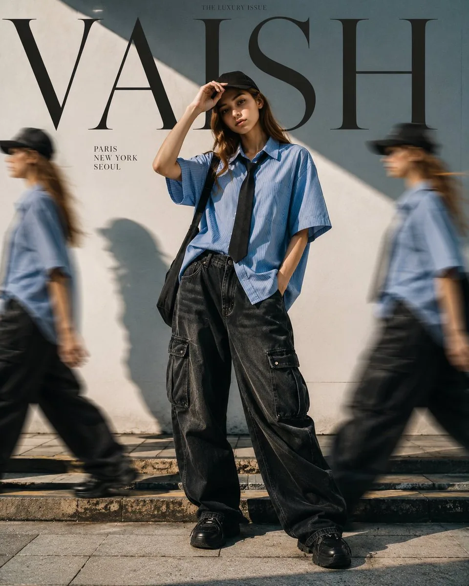 Fashion Editorial with Motion Clones reference