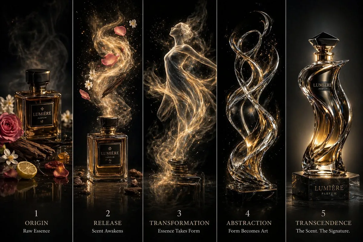 Luxury Perfume Transformation Art reference