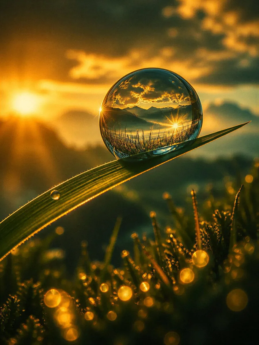 Macro Photography Prompt Template reference