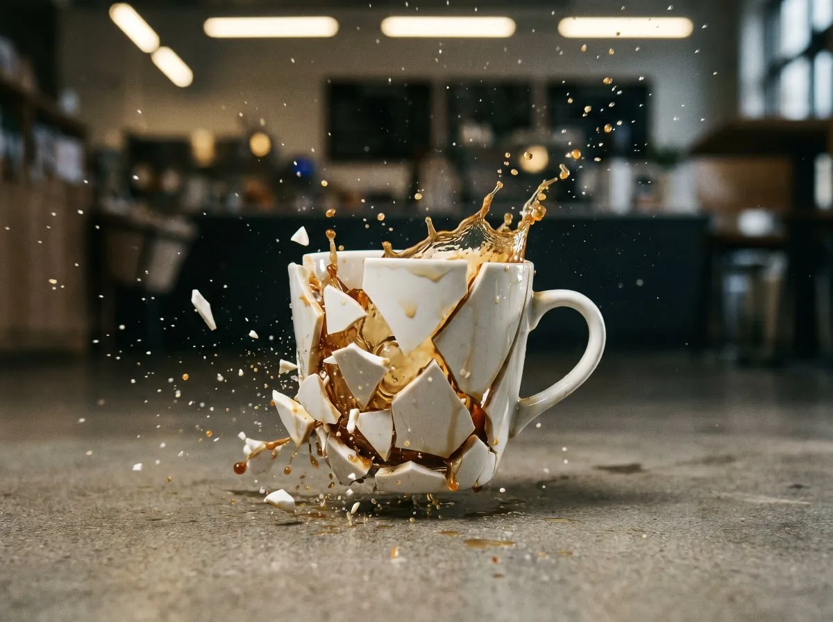 High-Speed Shattering Coffee Mug reference