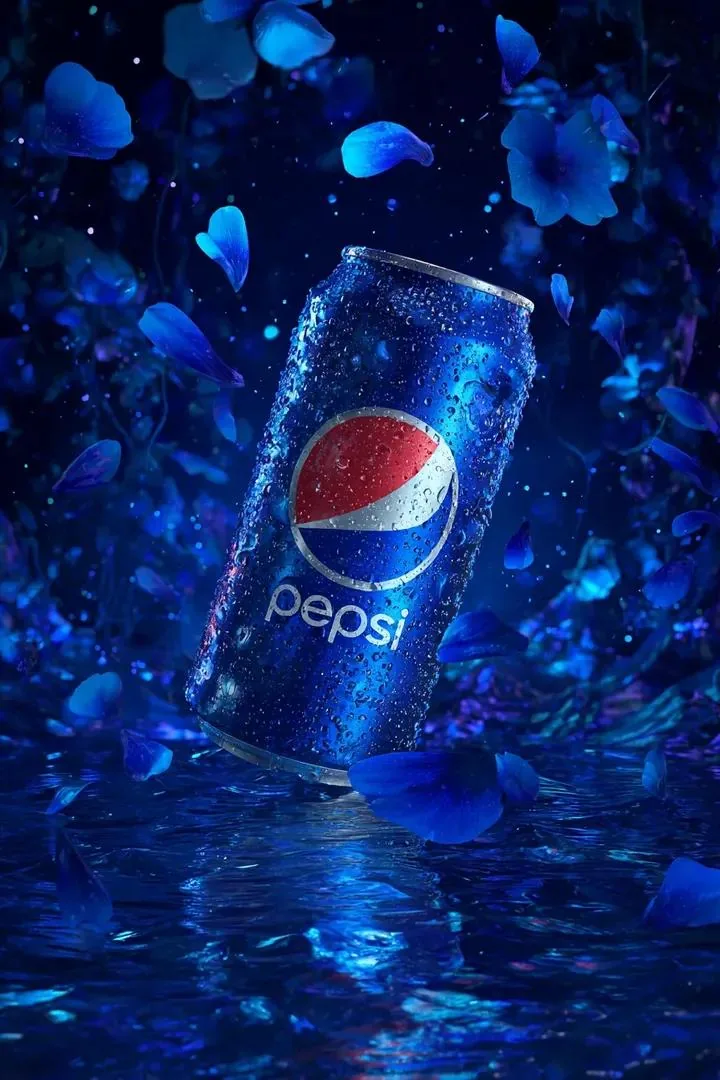 Floating Pepsi Can in Cosmic Petals reference