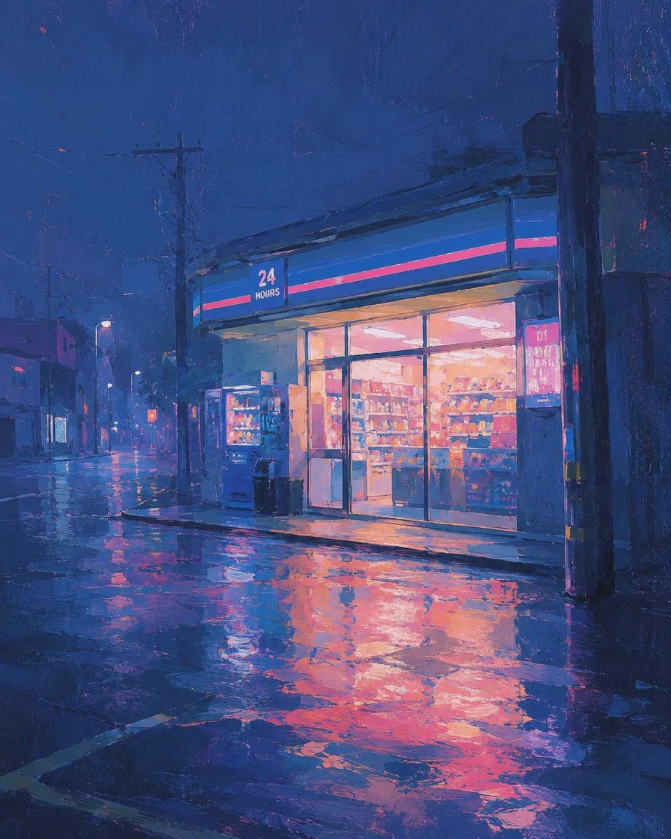 Rainy 24-Hour Convenience Store reference
