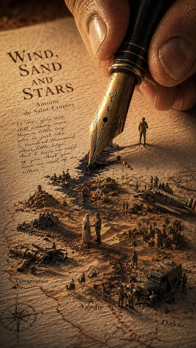 Surreal Wind, Sand and Stars Book World reference