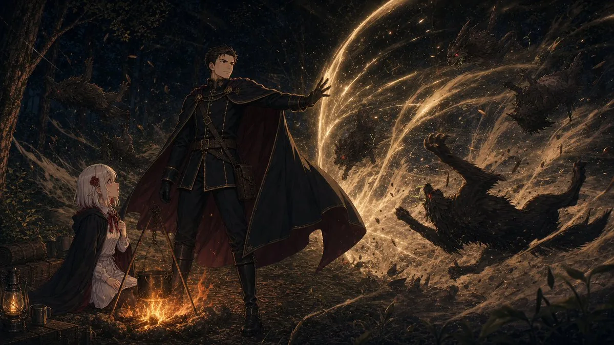 Forest Camp Magic Battle reference