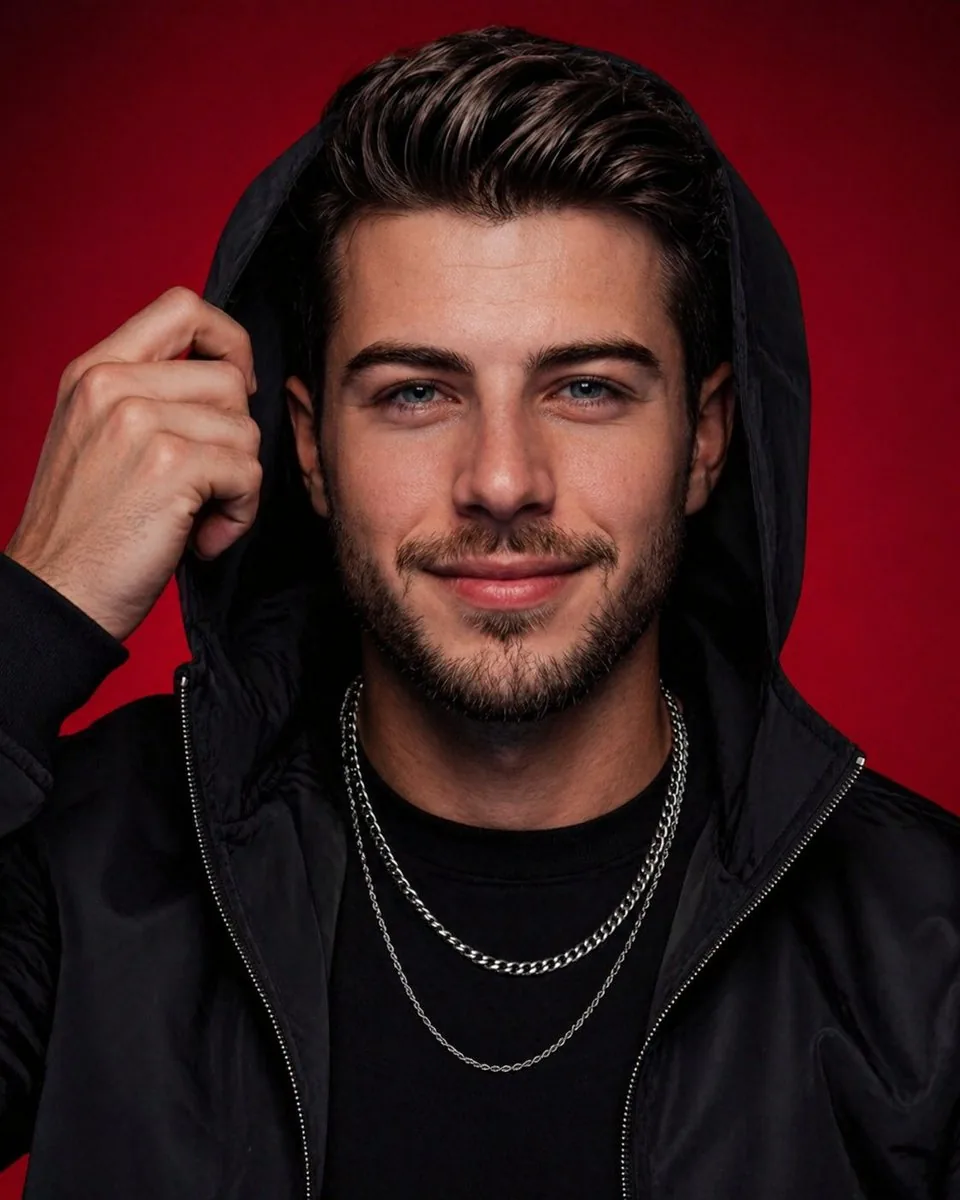 High-End Studio Male Portrait reference
