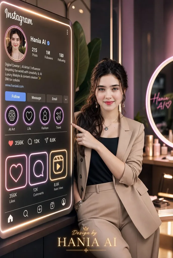 Luxury Instagram Profile Creator Poster reference