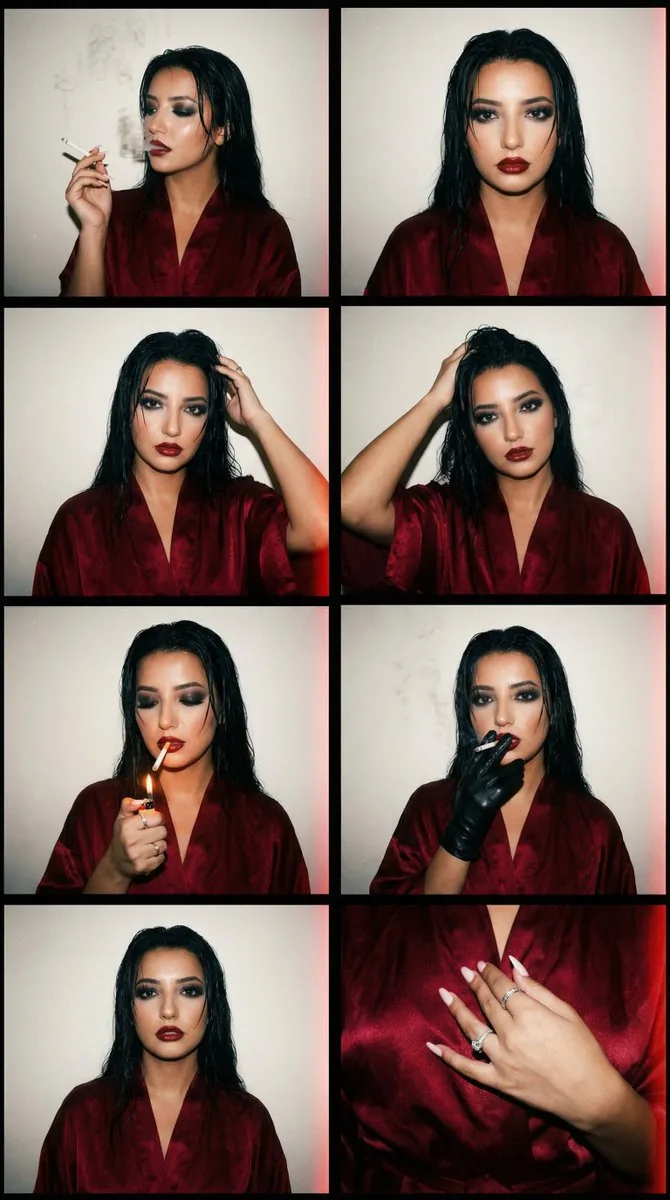 Lo-Fi Digicam Editorial Grid Prompt - Nano Banana Pro AI Prompt for Social Media Post reference