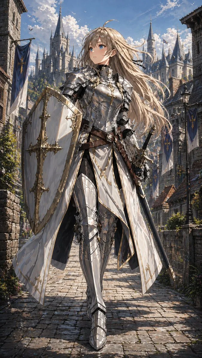 Holy Knight in a Castle City reference