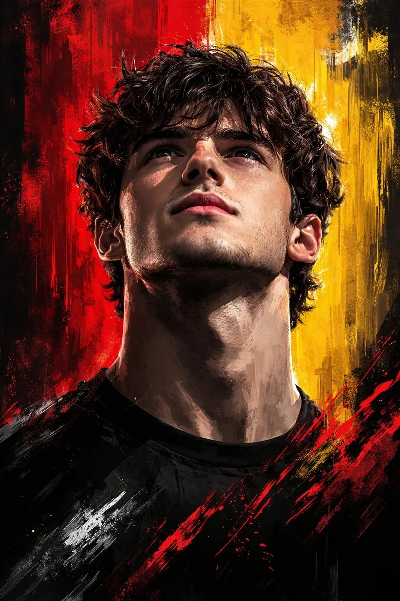 Dramatic Digital Painting Portrait with Limited Palette reference