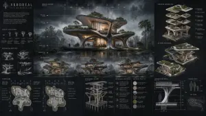 Arboreal Architecture Presentation Board