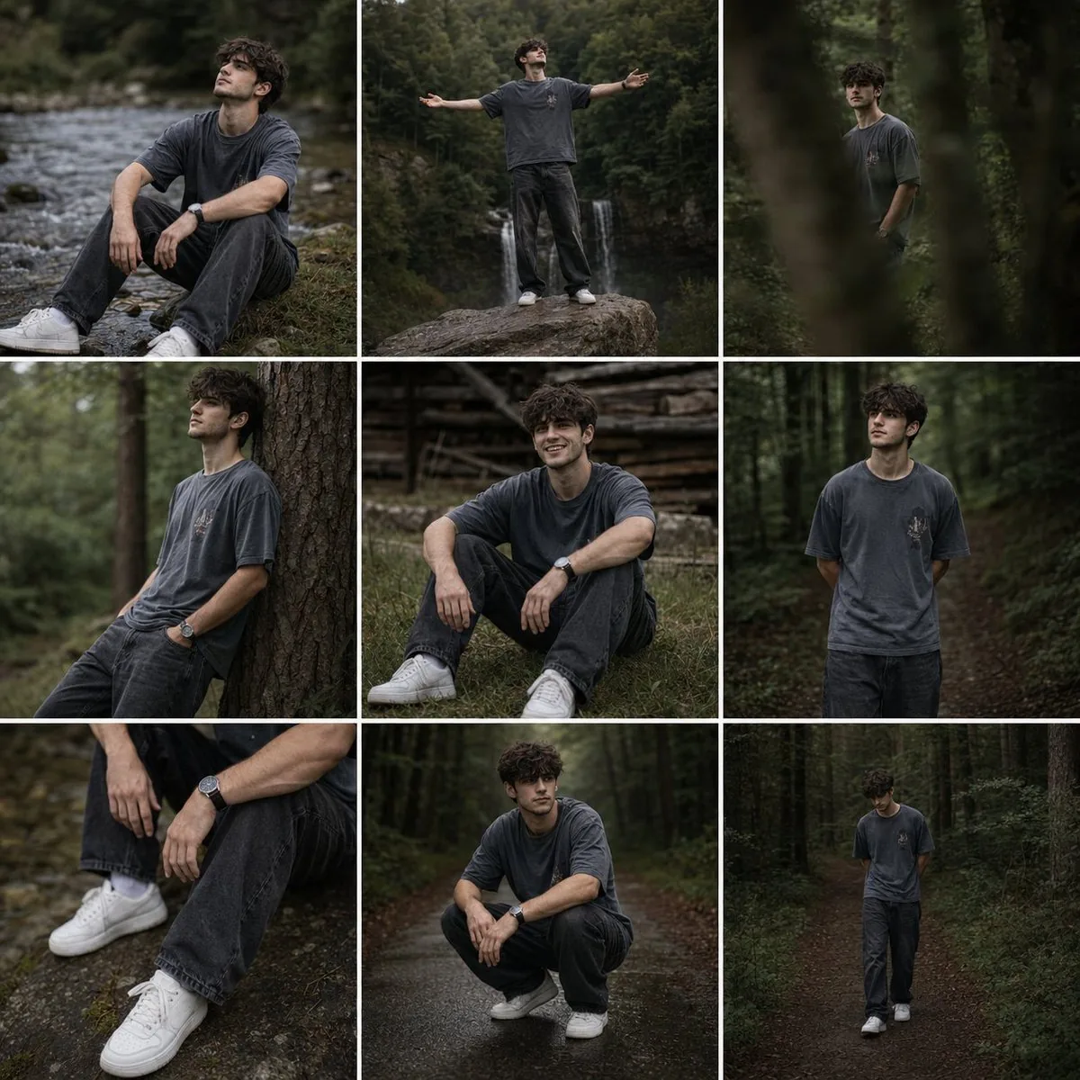 Forest Lifestyle Editorial Moodboard reference