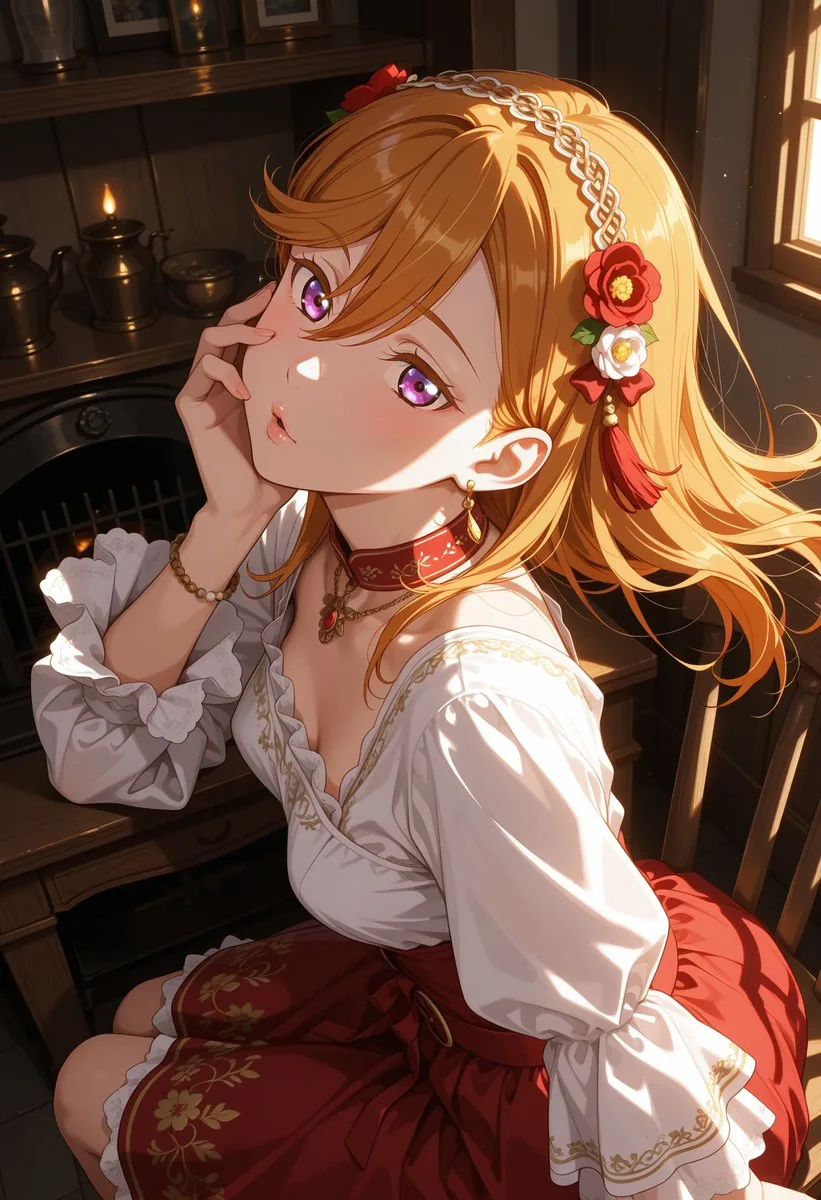 Victorian Maid Anime Portrait reference