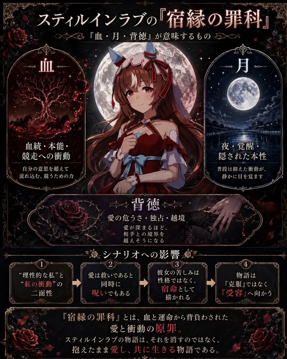 Gothic Anime Symbolism Infographic reference
