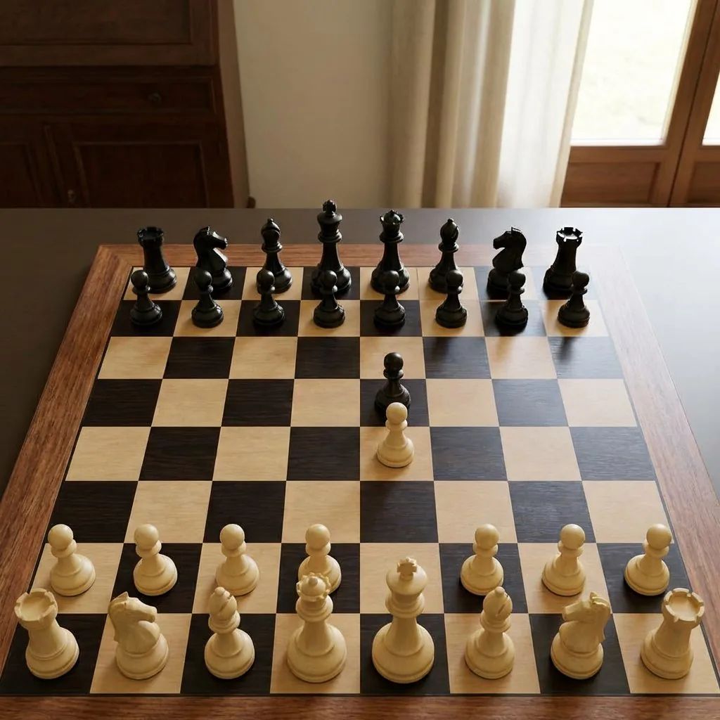 Realistic Chess Opening Photo reference