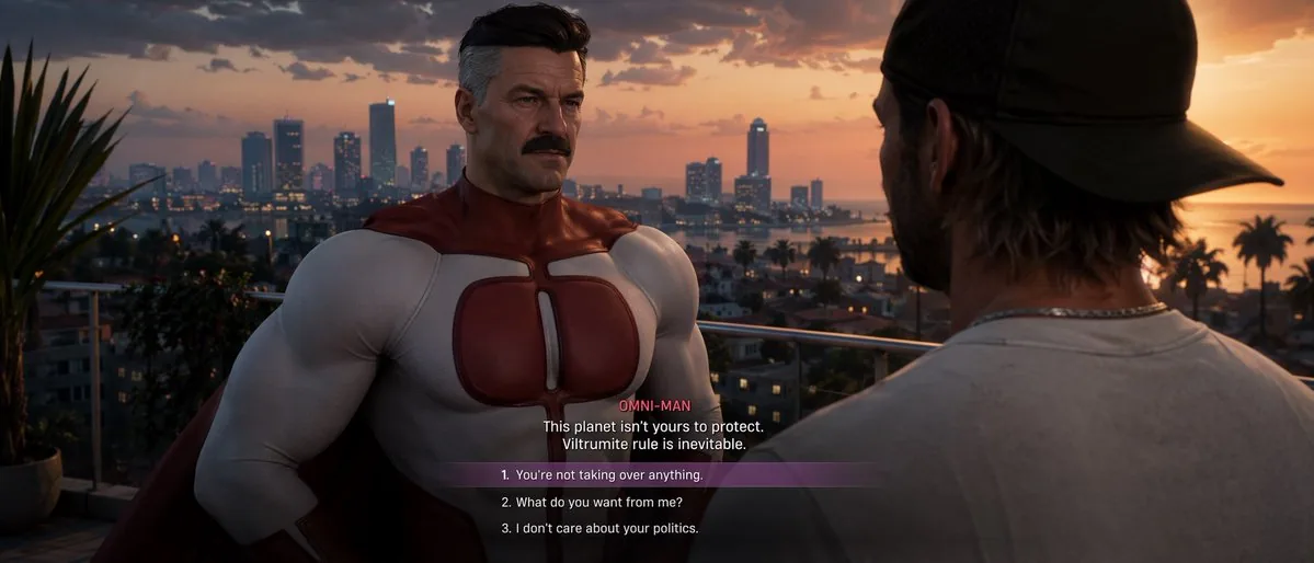 GTA-Style Dialogue Screenshot reference