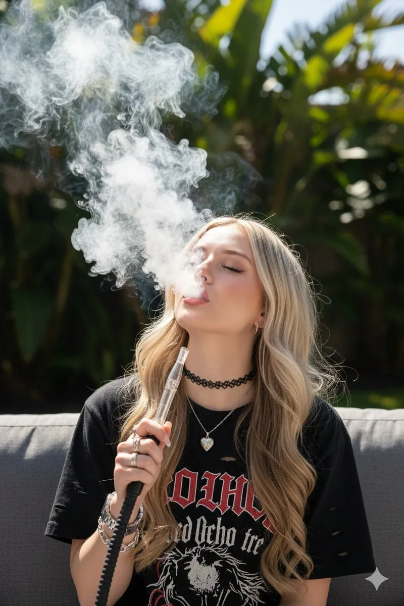 Candid Hookah Lounge Lifestyle Photo - Nano Banana Pro AI Prompt for Social Media Post reference