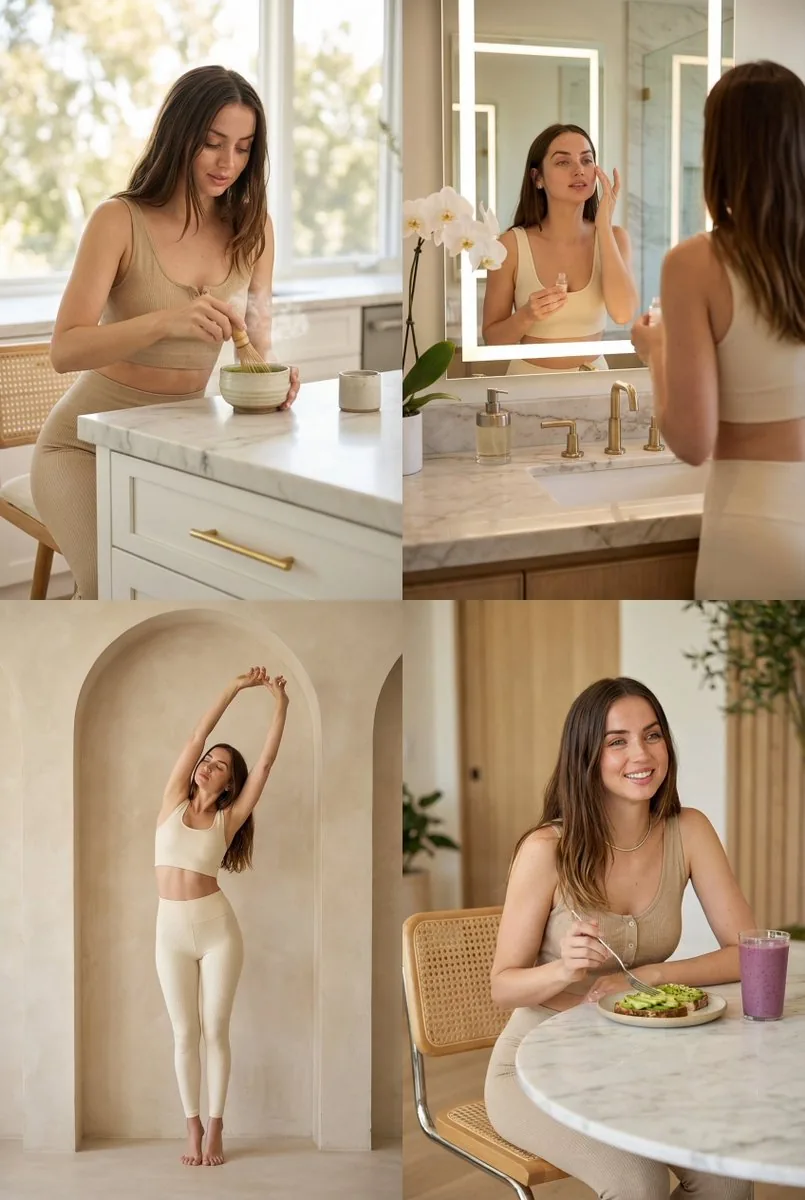 Luxury Wellness Lifestyle Vignettes - Nano Banana Pro AI Prompt reference
