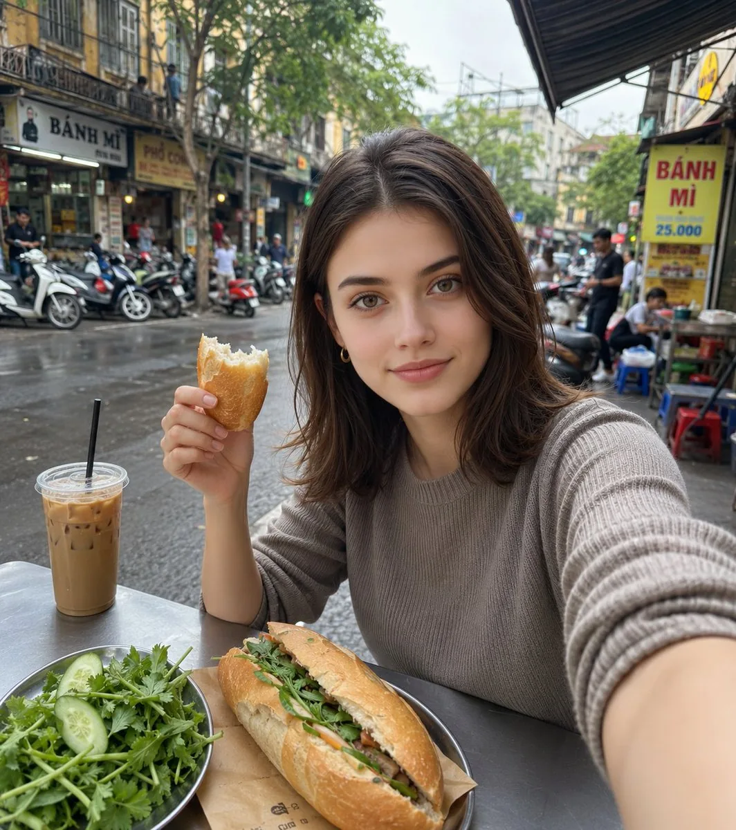 Vietnam Street Food Selfie reference