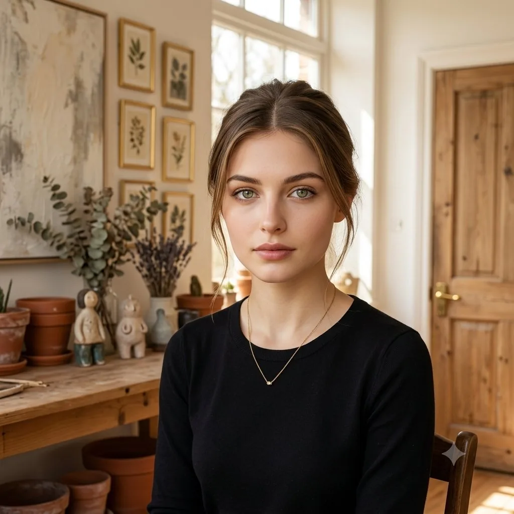 Elegant Serenity Lifestyle Portrait reference