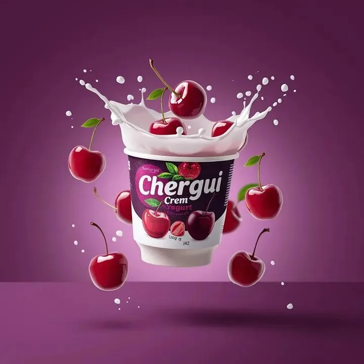 High-End Commercial Yogurt Product Photography - Nano Banana Pro AI Prompt for Product Marketing reference