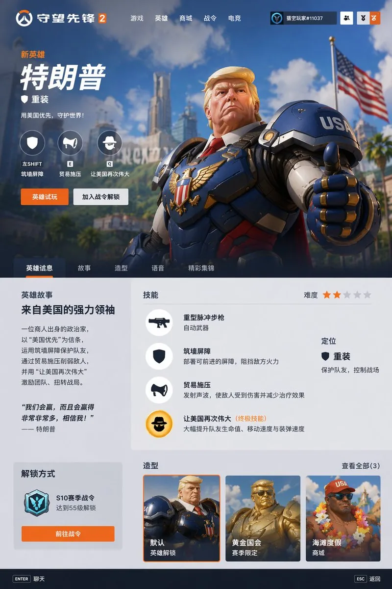 Overwatch Hero Concept Page reference